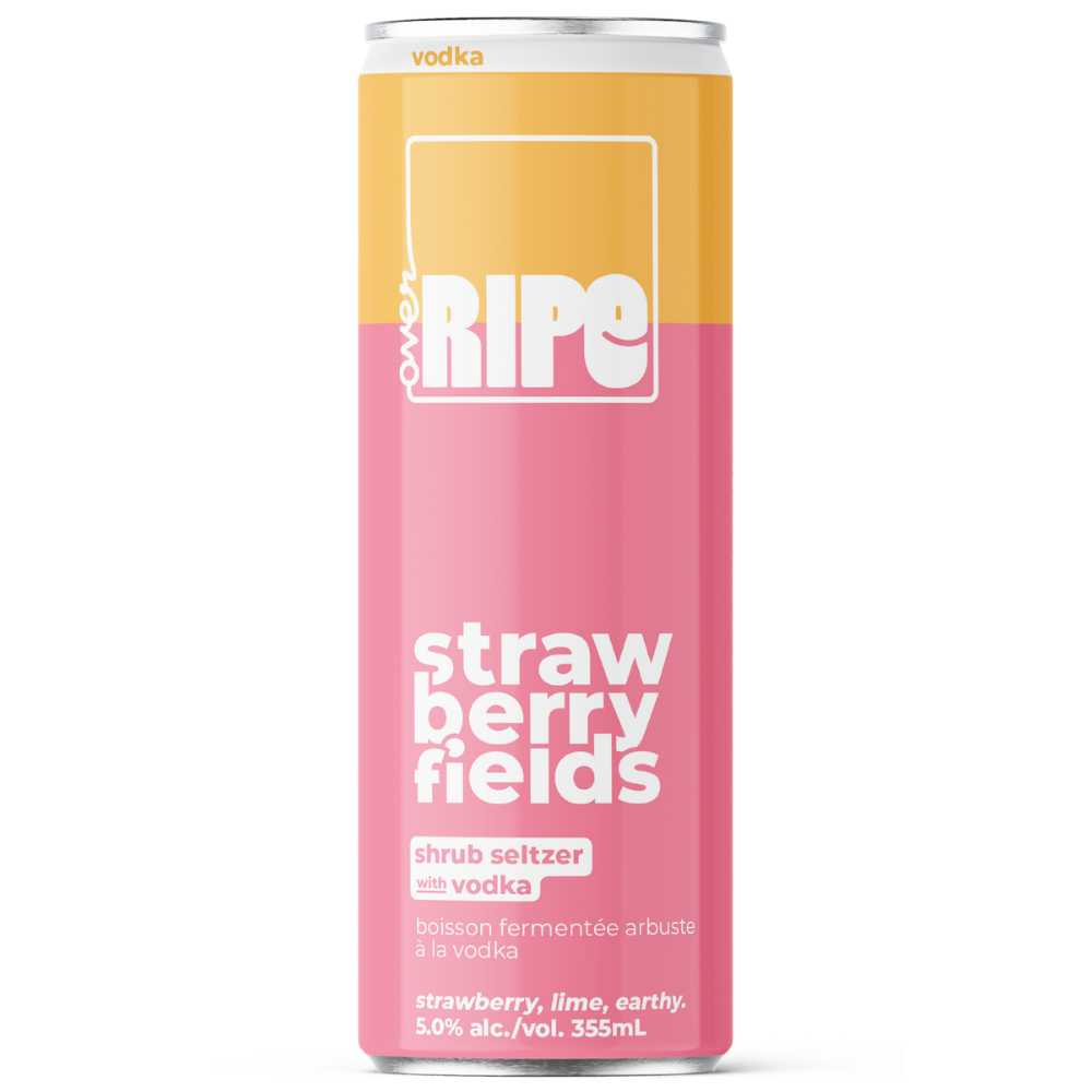 Strawberry Fields Shrub Seltzer