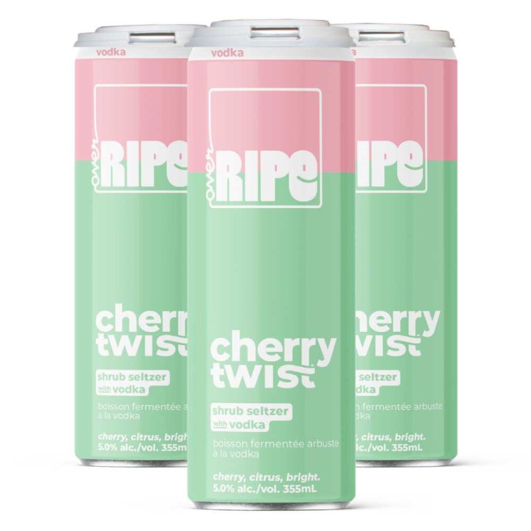 Cherry Twist Shrub Seltzer with Vodka 4-Pack