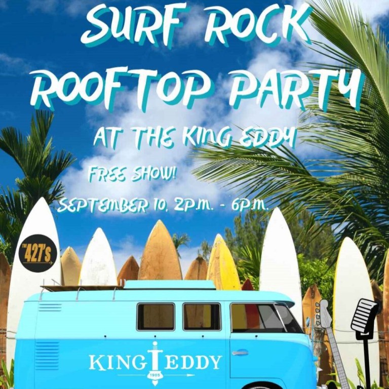 Surf Rock Rooftop Party at the King Eddy